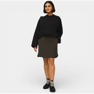 LULULEMON Skirt Women Size 10 Large Olive Green On The Fly Normcore Athleisure